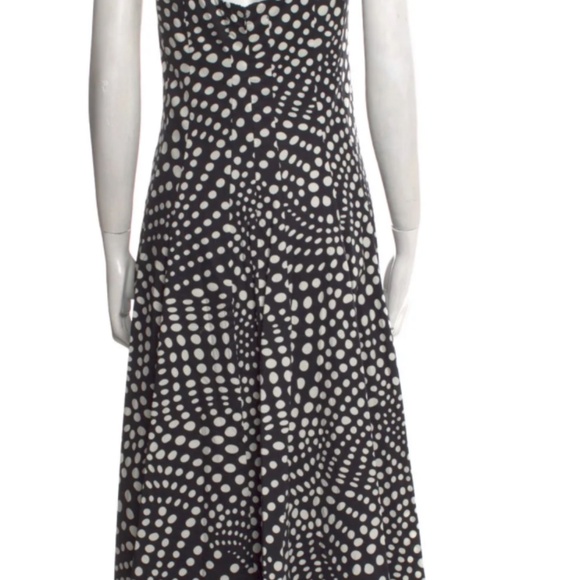 Staud Black Wavy Dot Wells Dress NEVER WORN with tags - Picture 3 of 6